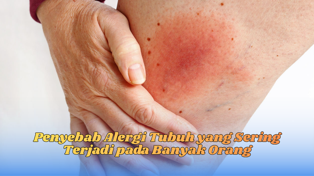 penyebab alergi tubuh